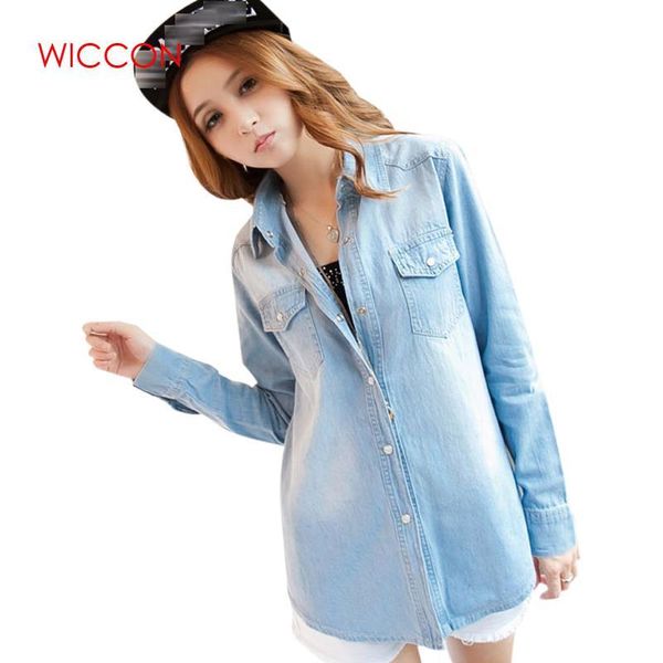 

women's jackets 2021 arrived jeans soild female coat casual turn down collar women outwear denim jacket, Black;brown