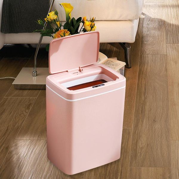 

waste bins automatic sensor trash can electric garbage bin smart dustbin household kitchen bedroom supply