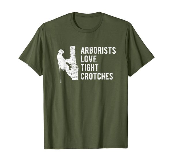 

mens funny arborist t-shirt | father's day tree climber gift, White;black