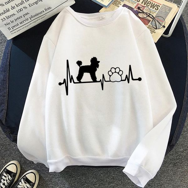 

dog kawaii funny print pullover hoodie harajuku aesthetic white hoodies women 2021 autumn winter sudaderas sweatshirt women's & sweats, Black