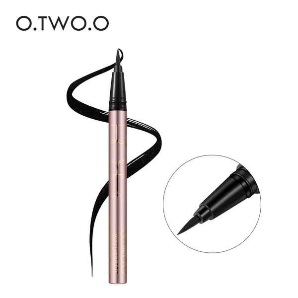 

O.TWO.O Black Liquid Eyeliner Make Up Super Waterproof Long Lasting Eye Liner Easy to Wear Eyes Makeup Cosmetics Tools