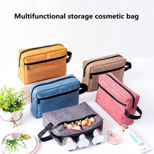 

fashion women men small necessities toiletry bag waterproof makeup pouch travel beauty cosmetic organizer case bags & cases