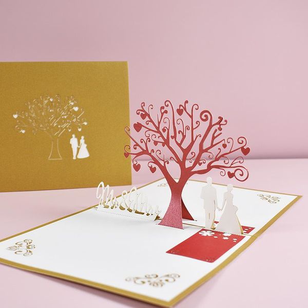 

greeting cards 1pc 3d up card valentines day romantic lovers for wife girlfriend thanksgiving wedding birthday