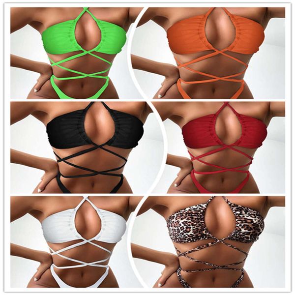 

ms swimsuit leopard bikini women's swimsuit, White;black