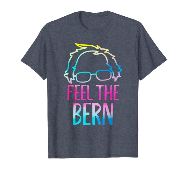 

feel the bern shirt bernie sanders 2020 funny t shirt gift, White;black