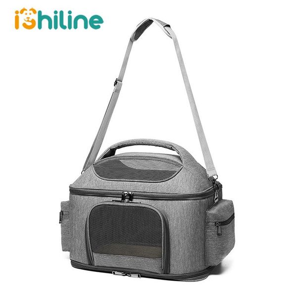 

dog car seat covers large space portable storage pet backpack travel foldable bag extended folding cat and trolley box with