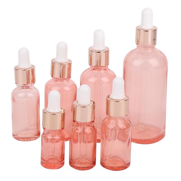 

storage bottles & jars 5-100ml tubes glass dropper essential oil pipette refillable