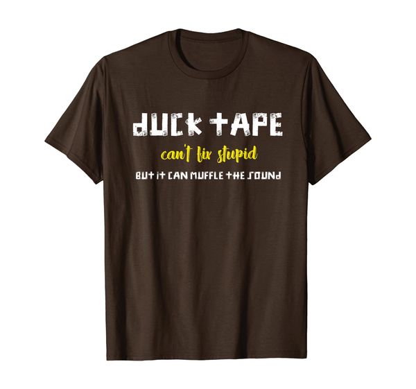 

duck tape can't fix stupid but it can muffle the sound, White;black