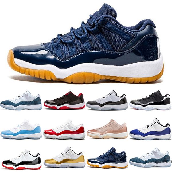 

2022 wholesale low basketball shoes men 11s navy snakeskin gum closing ceremony white bred rose gold varsity red infrared concord outdoor