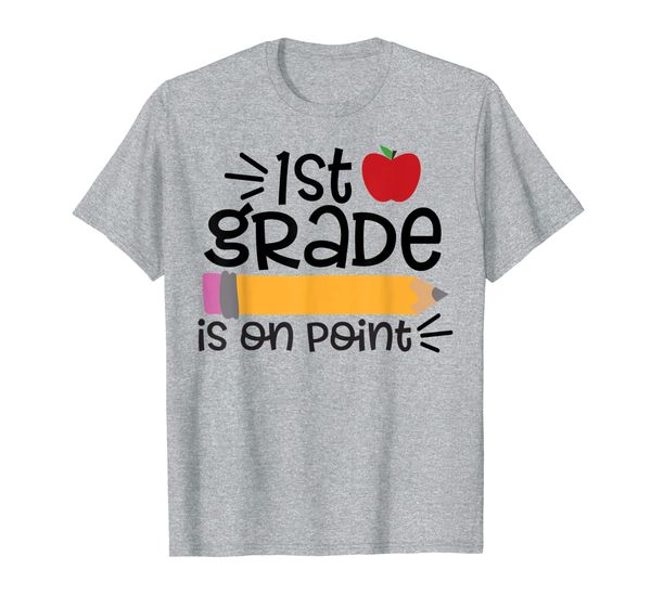 

1st Grade is On Point First Day of School Teacher Kid Shirt, Mainly pictures