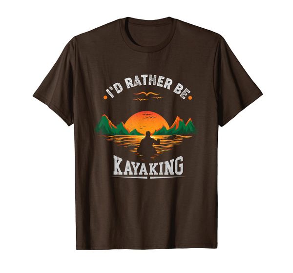 

I'D Rather Be At The Lake Kayaking Shirt Kanuing at the Lake, Mainly pictures