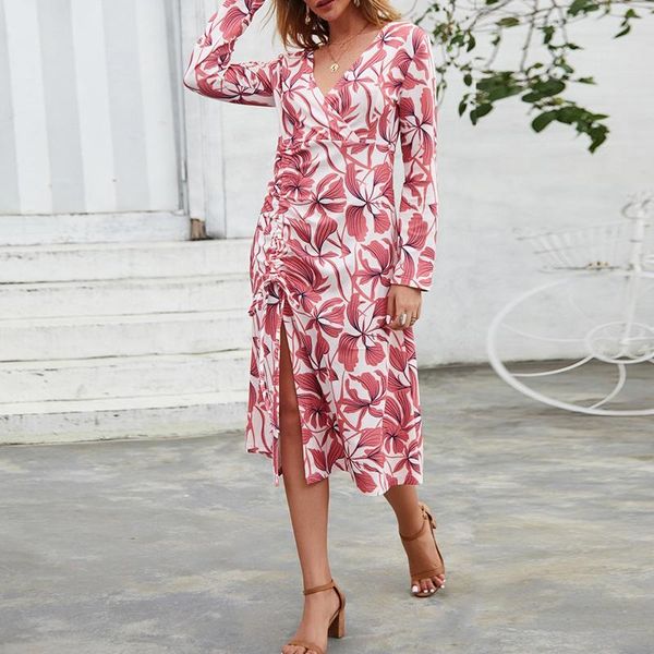 

ladies bohemian beach broken flowers print halter dress women's fashion 2021 style elegant holiday dresses #4 casual, Black;gray