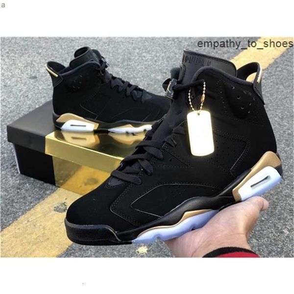 

authentic 6 dmp defining moments black metallic 23 basketball shoes men 6s sneakrs with gold hangtag and box 7-13 ct4954-007a42