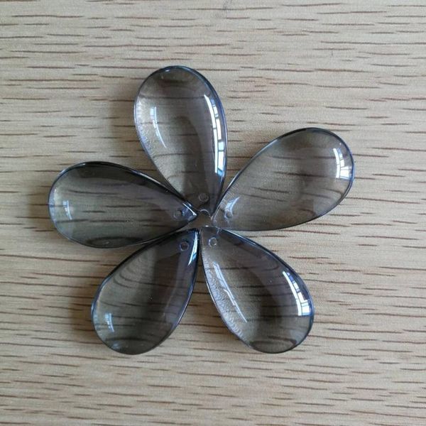 

chandelier crystal 38mm black dia 60 pieces water drop hanging prisms pendant prism trimming lighting part
