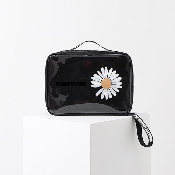 

ins daisy makeup storage bags waterproof portable travel toiletries cosmetic