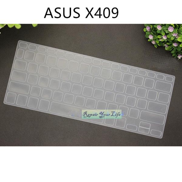 

keyboard covers lapsilicone protective cover skin for asus x409 x409f x409fj 14inch protector tpu anti-dust