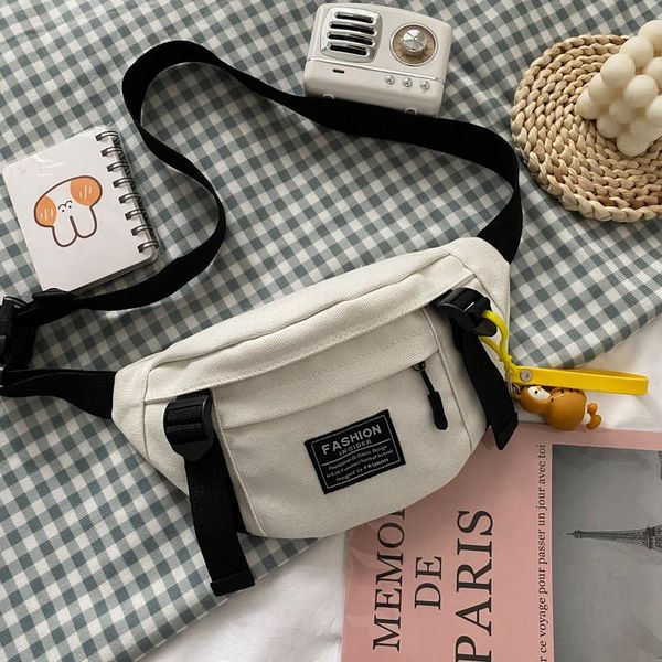 

women's pouches 2021 fashion korean style cute personality slanted chest bag internet celebrity waist shoulder bags