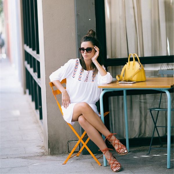 

arrivals beach cover up embroidery vintage women swimwear tunics kaftan dress wear robe de plage #q159 210420, White;black