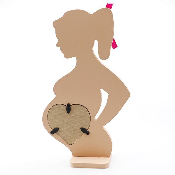 

po frame pregnant woman-shaped picture deskdecors wooden ornaments for home frames