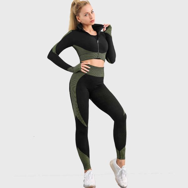 

seamls cashmere thickened yoga suit in autumn and winter, Gray