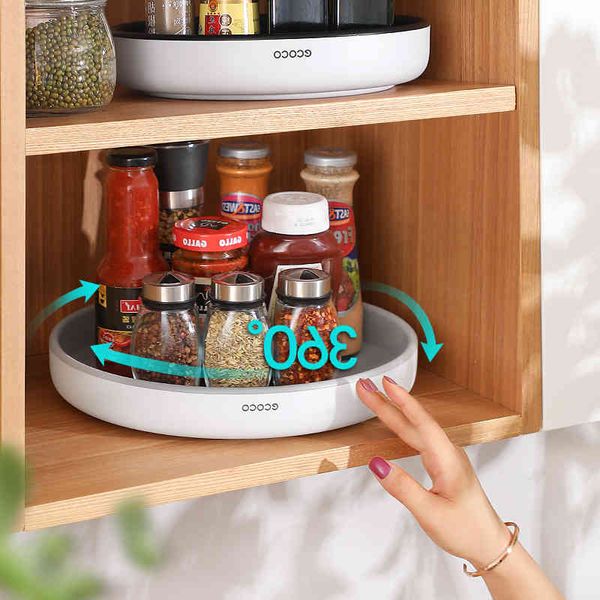 

rotary storage rack multifunctional spice organizer shelf oil thickness non-slip kitchen provides holder for home wholesale