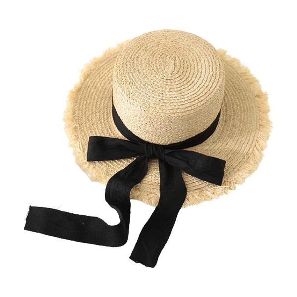 

wide brim hats summer beach sea fashion with bowknot holiday elegant women straw sun hat vacation outdoor casual protection, Blue;gray