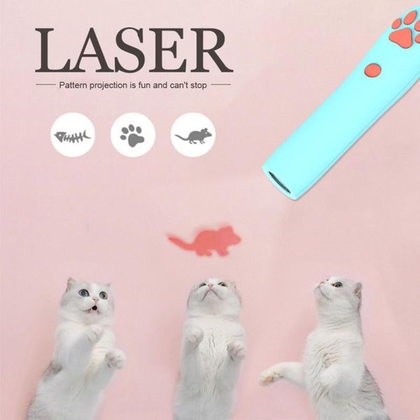 

cat toys creative led projection pen purple funny pet teasing stick light toy interactive puzzle supplies