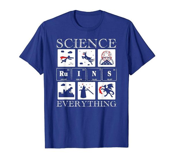 

men's t-shirts shirt.woot science ruins everything t-shirt, White;black