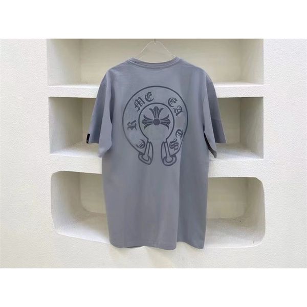 

2021 summer fashion crackle letter print t-shirt round neck loose casual short sleeve 2021 sale, White