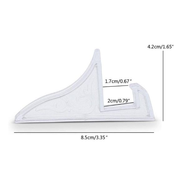 

jewelry pouches, bags 12 packs clear easel stand mini stable plate holder for home display light items badges pos collections, Pink;blue