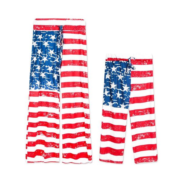 

maternity bottoms patpat american flag spring and autumn adjustable belt star print mother women yoga pants s  l xl xxl xxxl, White