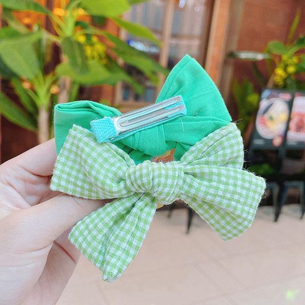 

hair accessories children's floral bow hairpin children flower clips for little girls cute side princess headdress, Slivery;white