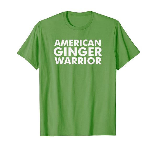 

funny american ginger warrior t-shirt tee, White;black