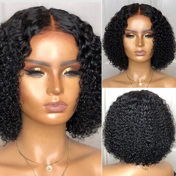 

female black brown small wig curly short hair headgear 2021