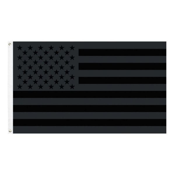 

decorative flowers & wreaths garden supplies for home pets printing-black american flag-double stitch-polyester and brass grommets