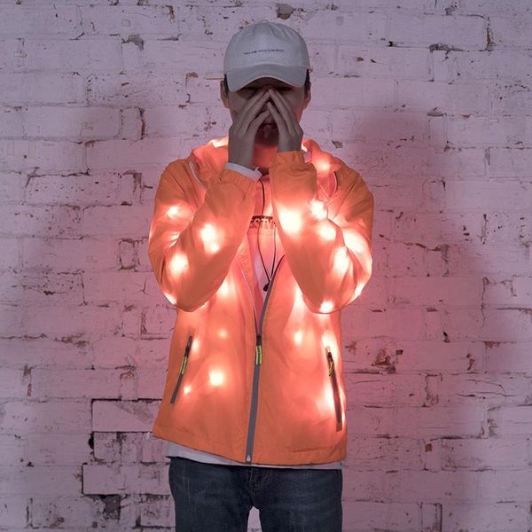 

party decoration cool flashing glowing colorful led luminous costumes fashion clothes vest coat for bar night club dance show celebrations