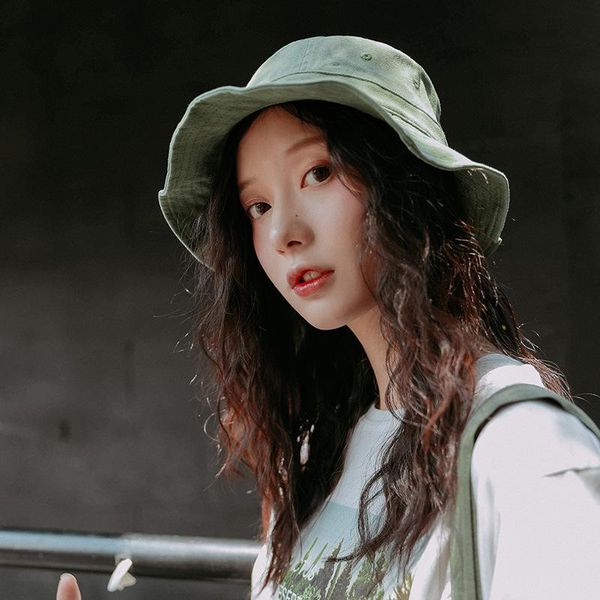 

cloches solid color bucket hats shading flat caps outdoor fishing hunting fisherman sunscreen folding cap c2088, Blue;gray