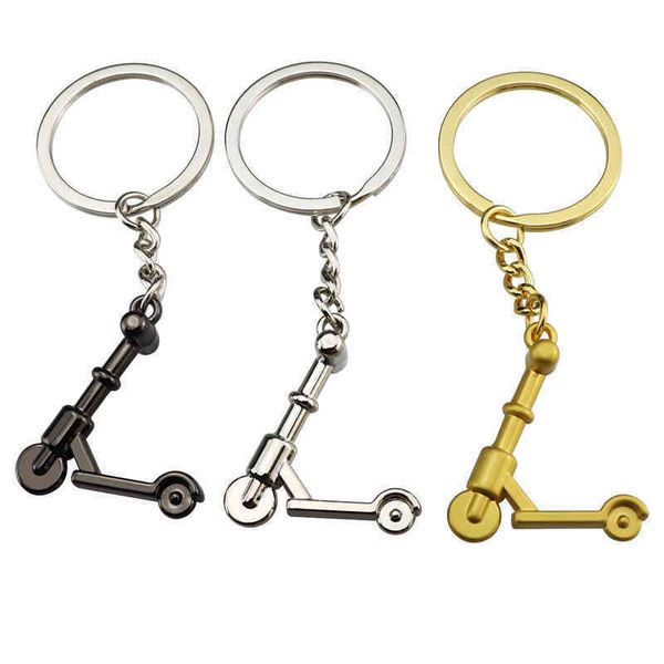 

keychains 3d scooter key ring, innovative ring, Silver