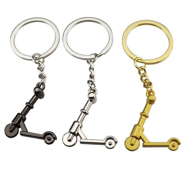 Keychains 3D Scooter Key Ring, Anel inovador de alta qualidade