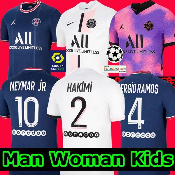 

thailand 2021 2022 psg jordan maillot de foot jerseys hakimi sergio ramos mbappÃ© domicile vapor match paris saint germain jersey neymar mbap, Black;yellow