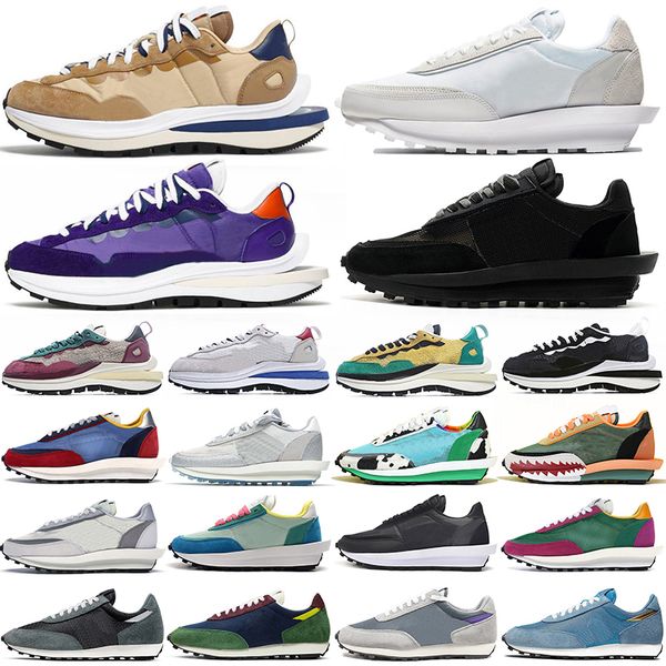 

sacais waffle vaporwaffle pegasus outdoor running shoes dark iris sesame blue void men women trainers chunky black white nylon mens womens s