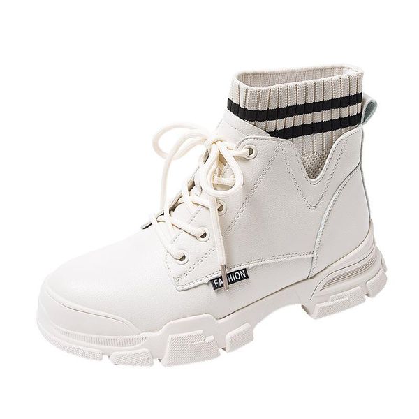 

boots 2021 women warming lace outdoor winter plush casual shoes wear female snow footwear zapotos mujer warm sneakers, Black