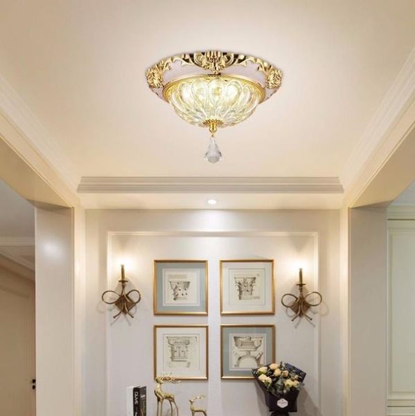 

crystal corridor lamp, porch european modern table led door lamp ceiling lights