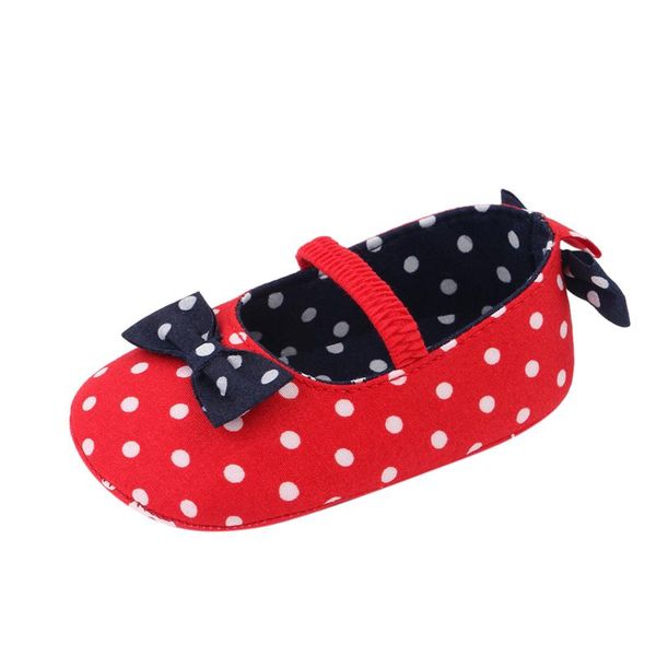 

first walkers baby summer soft shoes toddler bowknot polka dot cute anti-slip walking prewalker kids casual