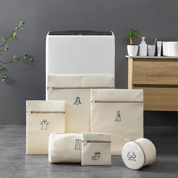 

clothing & wardrobe storage colorful washing bags bra socks underwear laundry mesh zippered lingerie bag machine dirty clothes wash kit