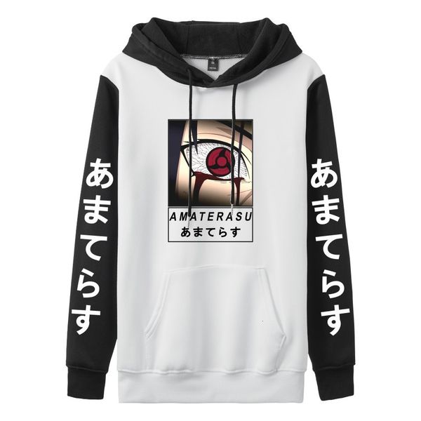 

hoodies 2021 and series animation printing color contrast fashion casual hooded sweater, Black
