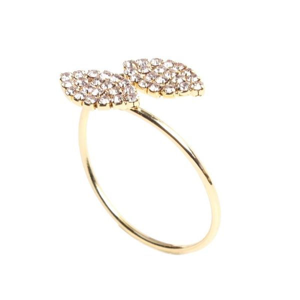 

napkin rings 1pcs crystal diamond ring holder wedding banquet party table decoration metal buckle