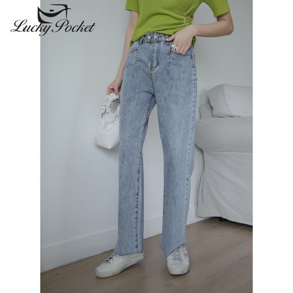 

women spring autumn blue slim straight denim pants female fashion solid color plus size trousers ladies brand casual zm418 women's jean