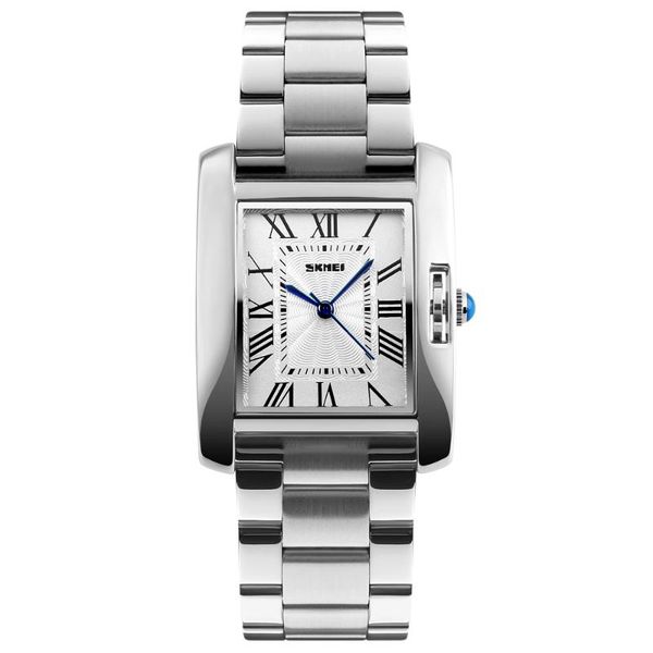

brand quartz watch waterproof women full steel fashion ladies wristwatches relogio feminino, Slivery;brown