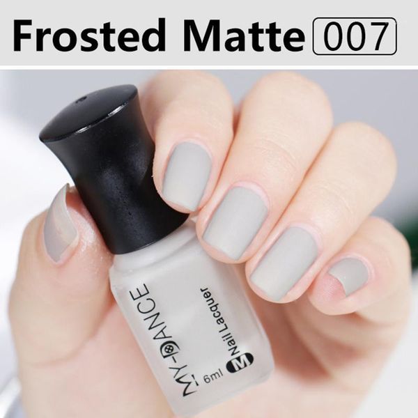 

women matte nail polish diy art long lasting satin manicure non-toxic fashion makeup1